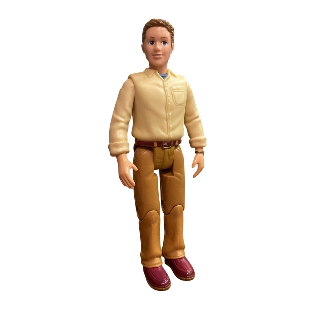 Fisher Price Loving Family Dad Figure Grand Mansion Dollhouse Father 2006 Yellow